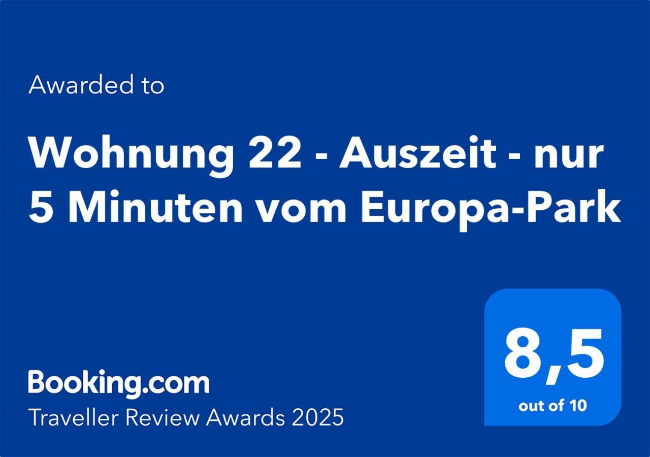 Wohnung 22 - Auszeit - Nur 5 Minuten Vom Europa-Park Kappel-Grafenhausen Buitenkant foto
